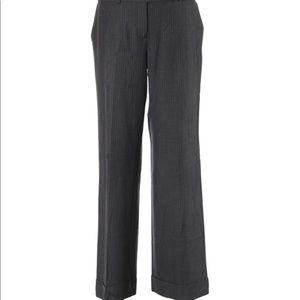 EUC Ann Taylor Gray Trouser Wide Leg Pants 10